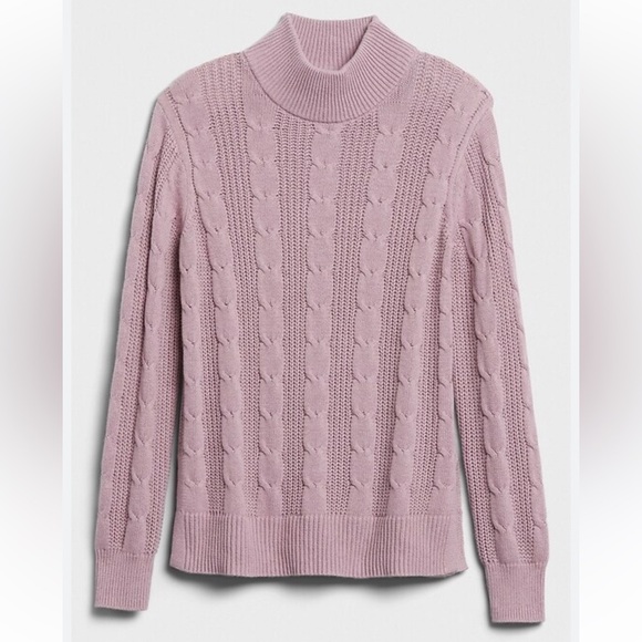 Banana Republic Factory Sweaters - Cable Sweater in Sugar Lilac Color